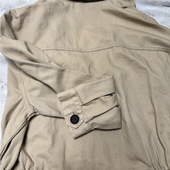 Zara Double-Breasted Trench Coat | L - Picture 12 of 12